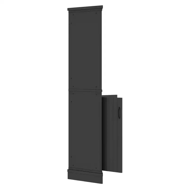 GDFStudio Aetheron Rustic Wooden Tall Corner Cabinet