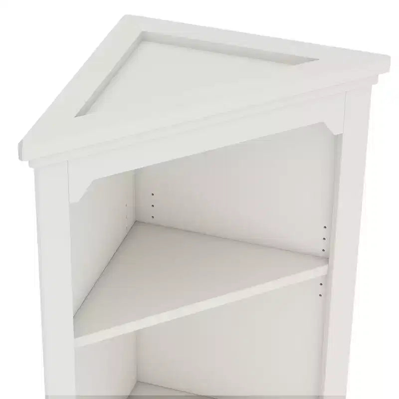 GDFStudio Aetheron Rustic Wooden Tall Corner Cabinet