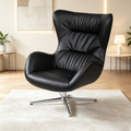 Fauteuil d'appoint pivotant rétro pour la maison et le bureau